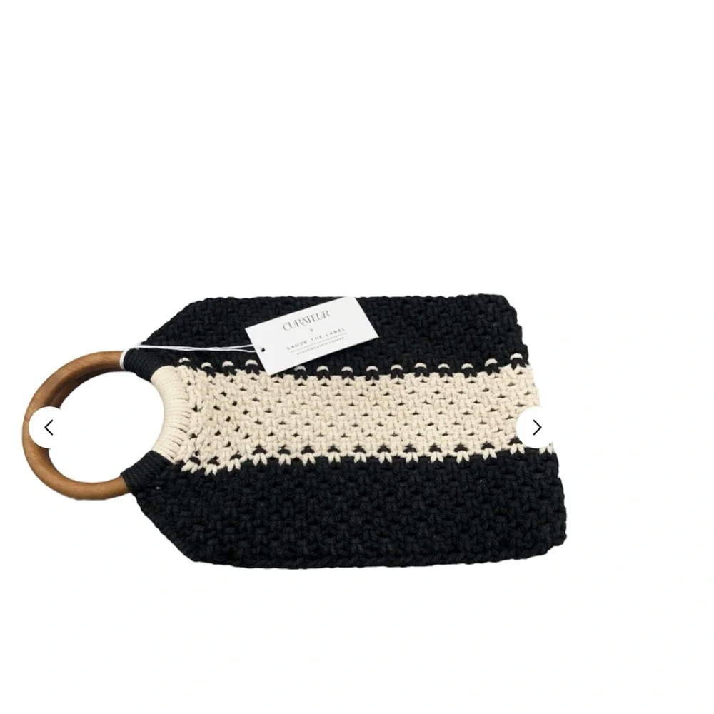 Curateur x Laude the Label Gabby macrame bag NWT - Picture 2 of 7